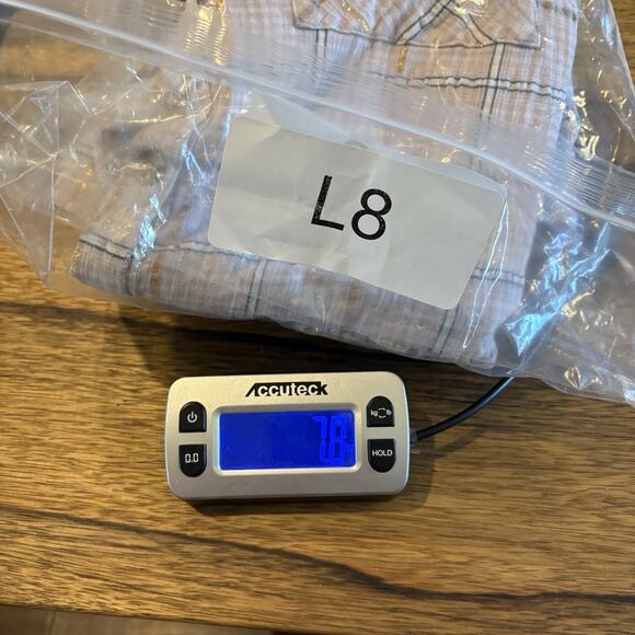 Free People Women’s Plaid Shirt Button Up Break My Stripe Long Sleeve Size Large - Picture 14 of 14